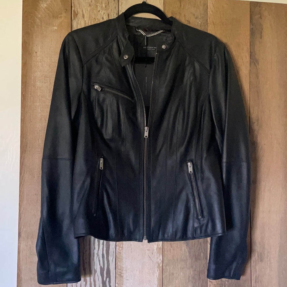 New Marc of New York leather jacket